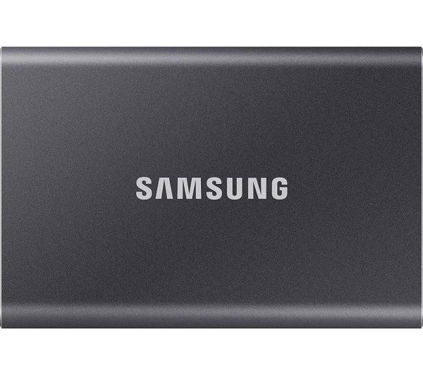 SAMSUNG T7 Portable External SSD - 1 TB, Grey