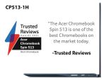 ACER Spin 513 LTE 13.3" 2 in 1 Chromebook - Snapdragon 7c Gen 2, 128 GB eMMC, Blue