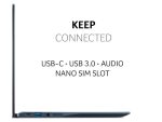 ACER Spin 513 LTE 13.3" 2 in 1 Chromebook - Snapdragon 7c Gen 2, 128 GB eMMC, Blue