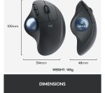 LOGITECH ERGO M575 Wireless Optical Trackball Mouse
