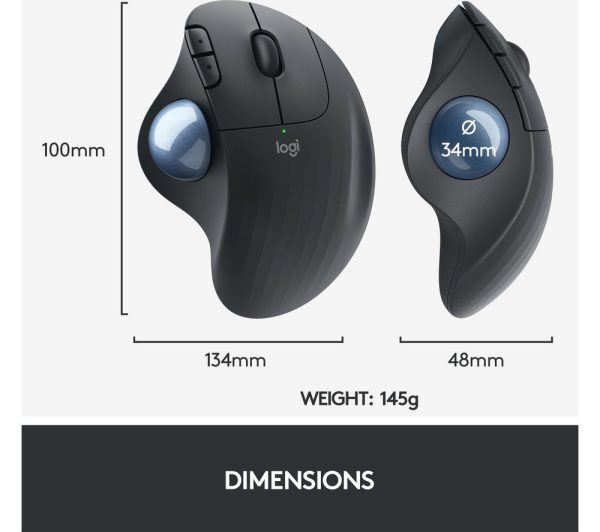 LOGITECH ERGO M575 Wireless Optical Trackball Mouse