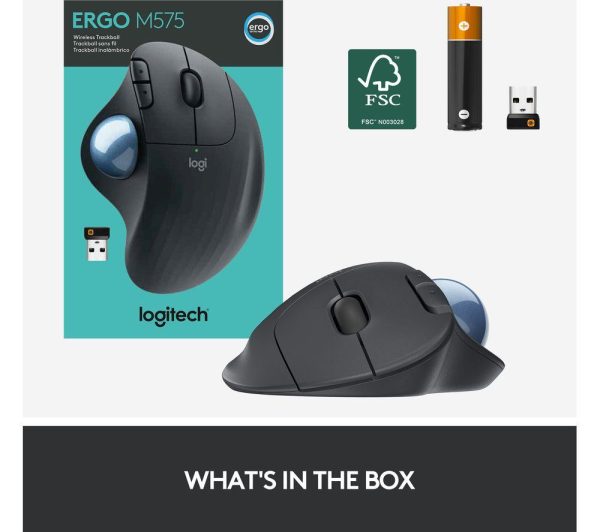 LOGITECH ERGO M575 Wireless Optical Trackball Mouse