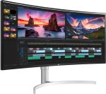 LG 38WN95C-W Quad HD 38" Curved IPS Monitor - White