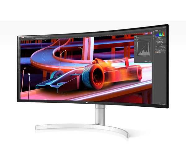 LG 38WN95C-W Quad HD 38" Curved IPS Monitor - White