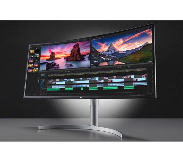 LG 38WN95C-W Quad HD 38" Curved IPS Monitor - White
