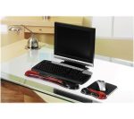 KENSINGTON Duo Gel Mouse Mat – Black & Red