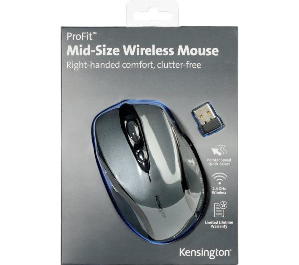 KENSINGTON Pro Fit Mid-Size Wireless Optical Mouse