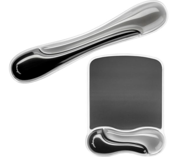 KENSINGTON Duo Gel Mouse Mat - Graphite & Black