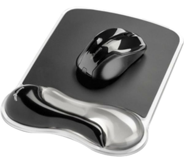 KENSINGTON Duo Gel Mouse Mat - Graphite & Black