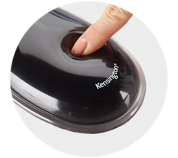 KENSINGTON Duo Gel Mouse Mat - Graphite & Black