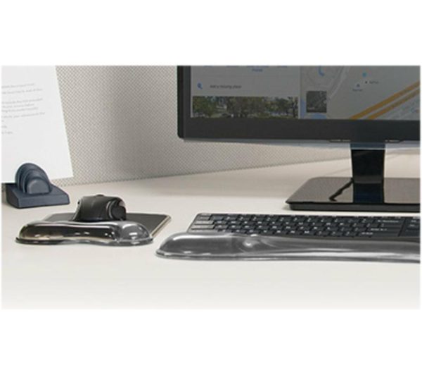 KENSINGTON Duo Gel Mouse Mat - Graphite & Black