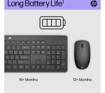 HP 230 Wireless Keyboard & Mouse Set - Black