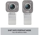 LOGITECH StreamCam Full HD USB-C Webcam & Yeti Professional USB Microphone Bundle - White & Silver