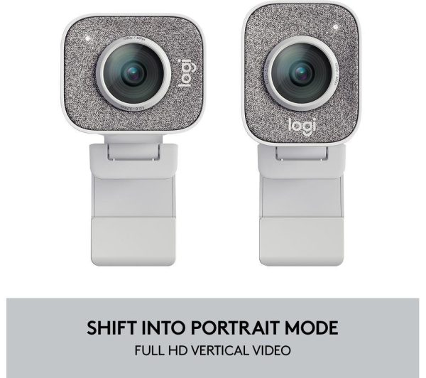 LOGITECH StreamCam Full HD USB-C Webcam & Yeti Professional USB Microphone Bundle - White & Silver