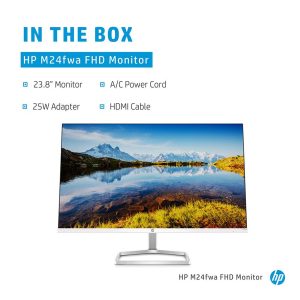 HP M24fwa Full HD 23.8" IPS LCD Monitor - White