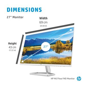 HP M27fwa Full HD 27" IPS LCD Monitor - White