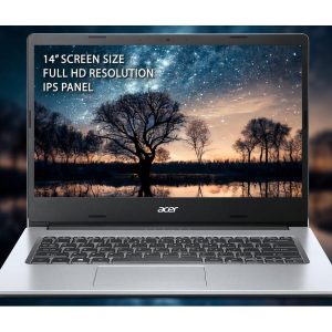 ACER Aspire 1 14" Laptop - IntelÂ® CeleronÂ®, 128 GB eMMC, Silver