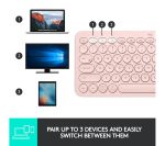LOGITECH MX Keys Mini Wireless Keyboard & MX Anywhere 3 Wireless Darkfield Mouse - Rose