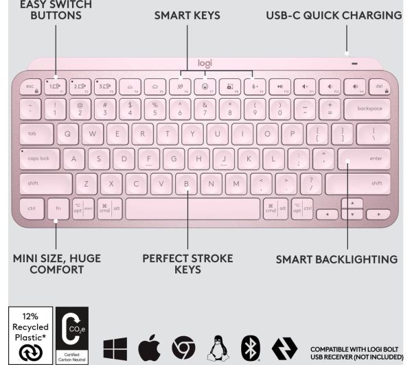 KENSINGTON Multi-Device Dual Wireless Compact Keyboard - Black
