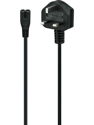 LOGIK LFIG822 Figure-of-8 Power Adapter Cable - 2 m