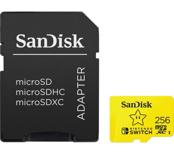 SANDISK Class 10 microSDXC Memory Card for Nintendo Switch - 256 GB