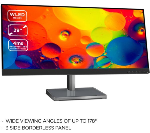 LENOVO L29w-30 Wide Full HD 29" IPS LED Monitor - Black
