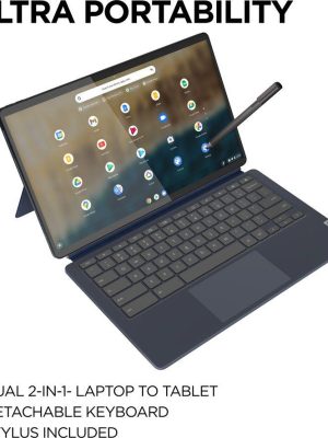 LENOVO IdeaPad Duet 5 13.3" 2 in 1 Chromebook - Snapdragon 7c Gen 2, 256 GB eMMC, Blue
