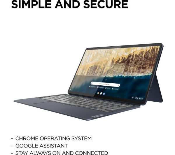 LENOVO IdeaPad Duet 5 13.3" 2 in 1 Chromebook - Snapdragon 7c Gen 2, 256 GB eMMC, Blue