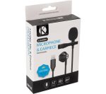 KINSMAN KMIC09 Lavalier Microphone & Earpiece