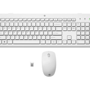 HP 230 Wireless Keyboard & Mouse Set - White