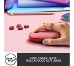 LOGITECH Pop Wireless Optical Mouse - Heartbreaker Rose