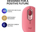 LOGITECH Pop Wireless Optical Mouse - Heartbreaker Rose