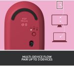 LOGITECH Pop Wireless Optical Mouse - Heartbreaker Rose