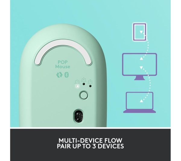 LOGITECH Pop Wireless Optical Mouse - Daydream Mint