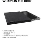 LENOVO L15 Full HD 15.6" IPS LCD Mobile Monitor - Black