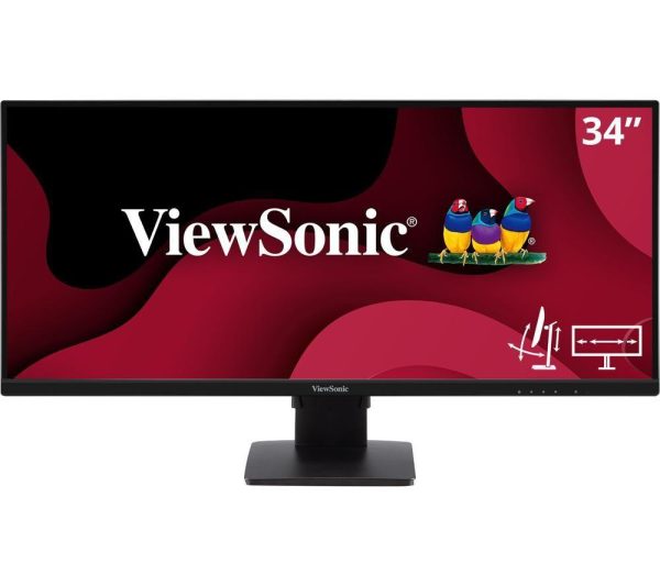 VIEWSONIC VA3456-MHDJ Wide Quad HD 34" IPS LCD Monitor - Black