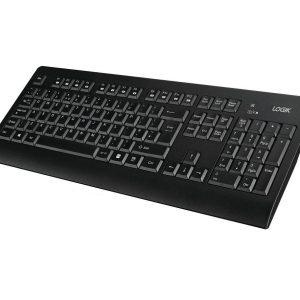 LOGIK LSLFSKB24 Silent Wireless Keyboard - Black