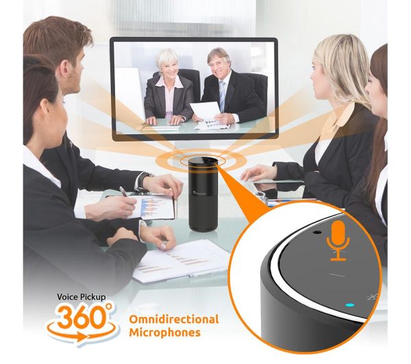 TOUCAN S100 Bluetooth Conference Speaker - Black
