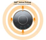 TOUCAN S100 Bluetooth Conference Speaker - Black