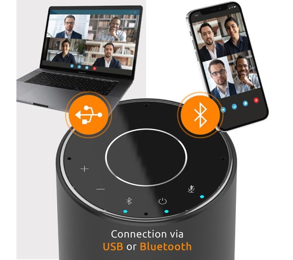 TOUCAN S100 Bluetooth Conference Speaker - Black
