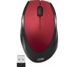 LOGIK LWLMRD23 Wireless Optical Mouse - Red