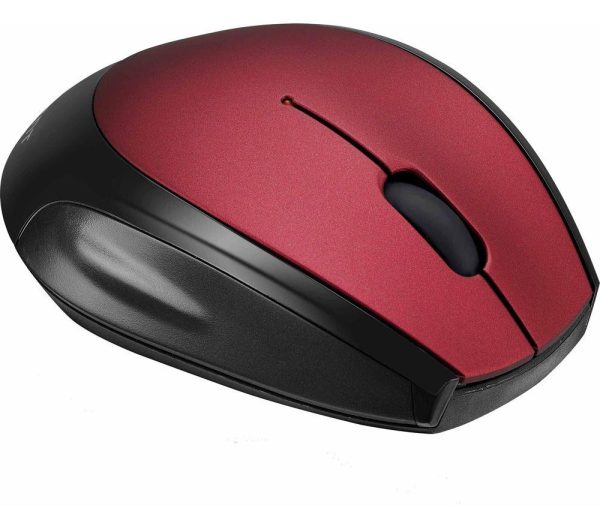 LOGIK LWLMRD23 Wireless Optical Mouse - Red