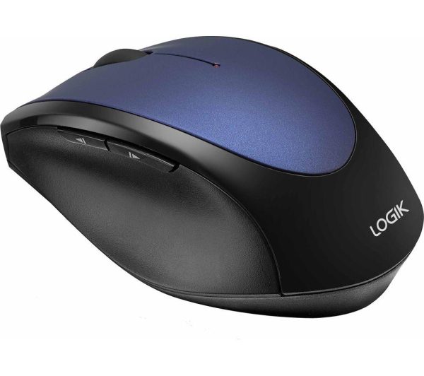 LOGIK LWLMBL23 Wireless Optical Mouse - Blue