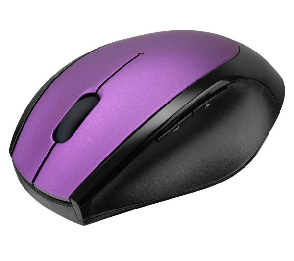 LOGIK LWLMPP23 Wireless Optical Mouse - Purple