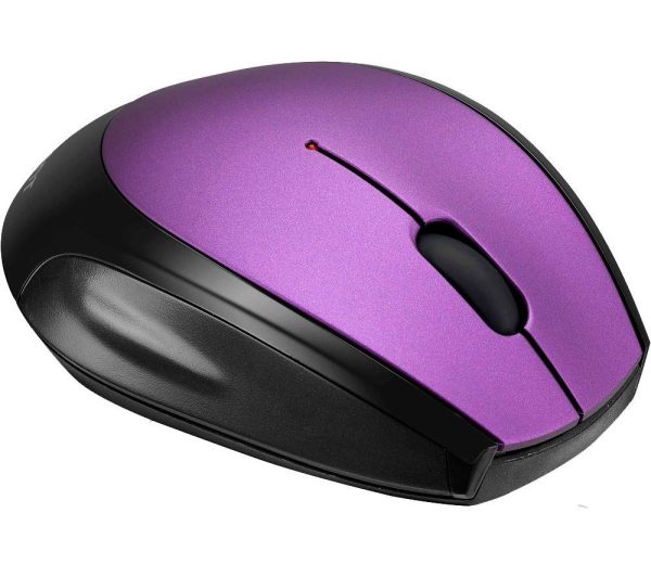 LOGIK LWLMPP23 Wireless Optical Mouse - Purple