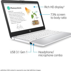 HP Stream 11-ak0515sa 11" Laptop - IntelÂ® CeleronÂ®, 64 GB eMMC, White