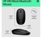 HP 240 Bluetooth Wireless Optical Mouse - Black