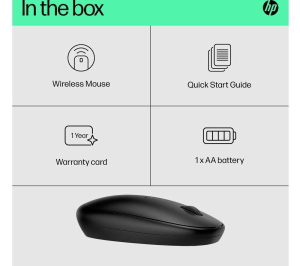 HP 240 Bluetooth Wireless Optical Mouse - Black