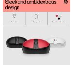 HP 240 Bluetooth Wireless Optical Mouse - Red