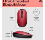 HP 240 Bluetooth Wireless Optical Mouse - Red